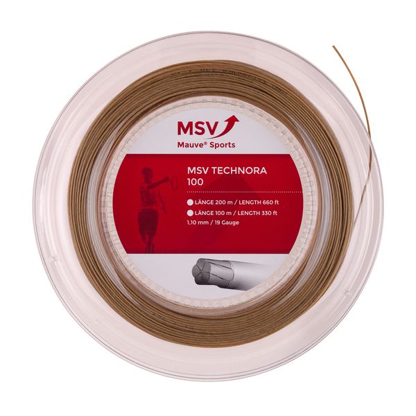 MSV Technora 100 Tennissaite 200m 1,10mm  natur